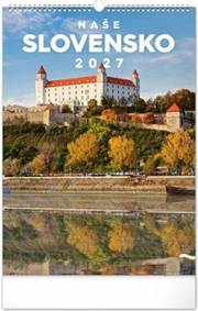 Kniha NOTIQUE Nástenný kalendár Naše Slovensko 2027, 33 x 46 cm