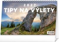 Kniha Stolový kalendár Tipy na výlety 2027, 23,1 x 14,5 cm