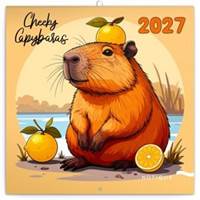 Kniha NOTIQUE Poznámkový kalendár Kapybary 2027, 30 x 30 cm
