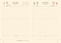 Denní diář 2025 A5 New Praga tmavě šedý s gumičkou