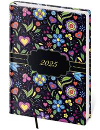 Denní diář 2025 A5 Vario Lyra Invitation