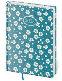 Týdenní diář 2025 A5 Vario Lyra Flowers