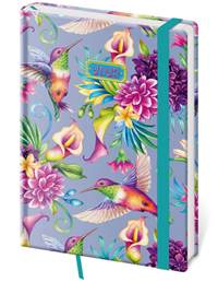 Denní diář 2025 A5 Vario Romantic s gumičkou