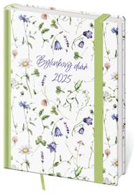 Týdenní diář 2025 B6 Bylinkový Flowers