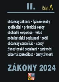 Kniha Zákony II A 2024 – Občanský zákoník