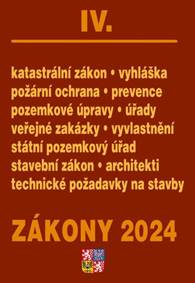 Kniha Zákony IV 2024 – stavebnictví, katastr
