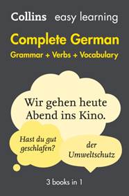 Kniha Easy Learning German Complete Grammar, Verbs and Vocabulary (3 books in 1)