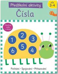 Kniha Předškolní aktivity Čísla