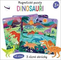 Kniha Magnetické puzzle Dinosauři