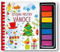 Kniha Otiskni prstíky Vánoce