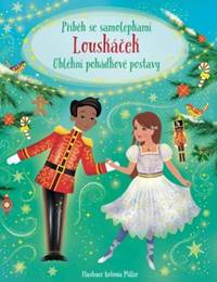 Kniha Příběh se samolepkami Louskáček