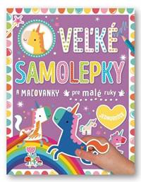Kniha Jednorožce - Veľké samolepky pre malé ruky