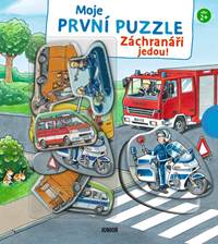 Kniha Moje první puzzle Záchranáři jedou! - Hledej, skládej a bav se s vozidly