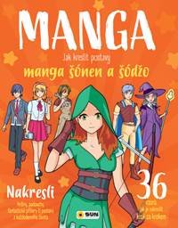 Kniha Manga Jak kreslit postavy manga šonen a šodžo