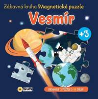 Kniha Vesmír Zábavná kniha Magnetické puzzle