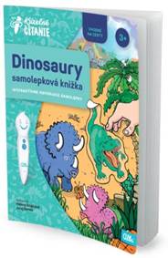 Samolepková knižka - Dinosaury - hovoriaca interaktívna kniha (Kúzelné čítanie) - neobsahuje ceruzku Albi