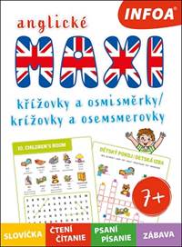 Kniha Anglické MAXI krížovky a osemsmerovky