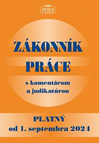 Kniha Zákonník práce s kom.a jud. od 1.9.2024