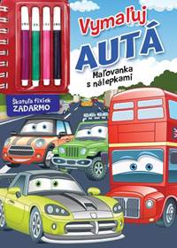 Kniha Vymaľuj autá
