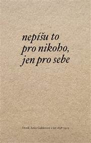 Nepíšu to pro nikoho, jen pro sebe