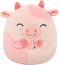 Squishmallows Broskvová kráva Lilaz