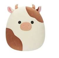 Squishmallows Fuzzamallows Kráva Ronnie