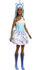 Mattel Barbie Rozprávková víla jednorožec modrá