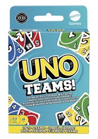 Kniha Mattel UNO karty Teams!