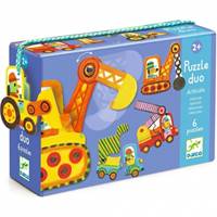 Kniha Puzzle Duo Vozidlá