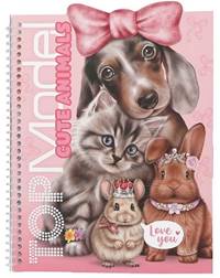 Kniha Top Model Gute Animals - Kreatívny blok nálepiek