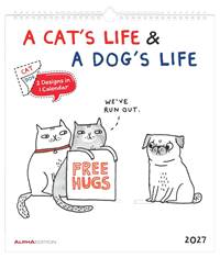 Kniha 2027 A Cat’s Life & A Dog’s Life kalendár