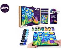 Kniha OKTO Maľovanie hmotou podľa čísel "Malý princ" 29x29 cm