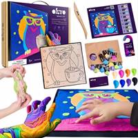 Kniha OKTO maľovanie samotvrdnúcou hmotou Sova 30x30cm