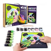 Kniha OKTO maľovanie samotvrdnúcou hmotou 30x30cm Panda