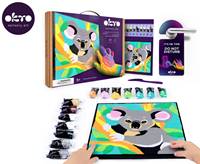 Kniha OKTO Maľovanie hmotou podľa čísel "Koala" 29x29 cm