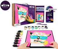 Kniha OKTO Maľovanie hmotou podľa čísel "Lama" 29x29 cm