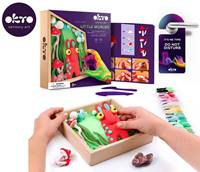 Kniha OKTO Modelovacia sada v drevenom ráme "Škriatok" 21x21cm