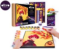 Kniha OKTO výtvarný set Manga motív živlov "Oheň" 30x40 cm