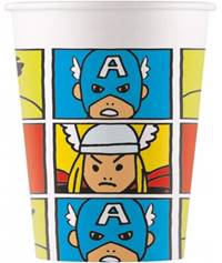 Poháre Marvel Comics papierové 200ml/8ks