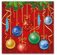 Kniha Servítky vianočné 33x33cm 20ks