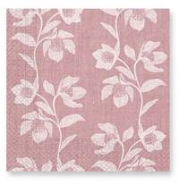 Kniha Servítky ružové 33x33cm 20ks