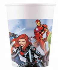 Poháre Avengers papierové 200ml / 8ks