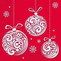 Kniha Servítky vianočné 33x33cm 20ks