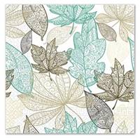 Kniha Servítky listy 33x33cm 20ks