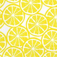 Servítky Citrón 25x25cm 20 ks