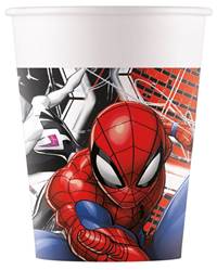 Kniha Poháre Spiderman papierové 200ml/8ks