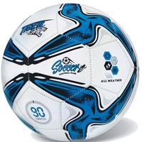 Futbalová lopta Soccer Club modrá veľkosť 5