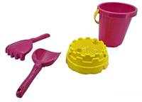 Sada do piesku s kýblikom 4ks