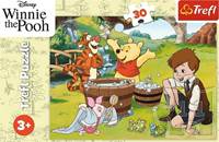 Kniha Puzzle Den s Medvídkem Pú 30 dílků