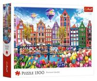 Puzzle Barevný Amsterdam